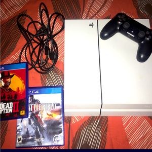 Don’t have space for this.The game red dead redemption is inside the system